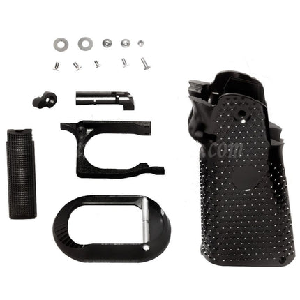 KF Airsoft CNC Aluminum Grip Set For ARMY ARMAMENT R501 R601 R603 EMG AW WE Tokyo Marui Hi-Capa Series GBB Pistols