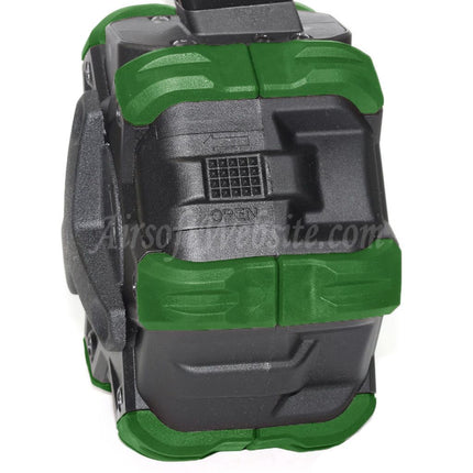 Chargeur à tambour adaptatif à gaz Armorer Works AW Custom 350 cartouches pour fusils GBB WE (WE-TECH) AP APACHE MP5 Series Airsoft