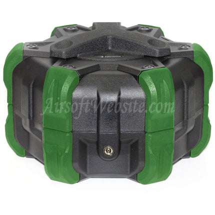 Chargeur à tambour adaptatif à gaz Armorer Works AW Custom 350 cartouches pour fusils GBB WE (WE-TECH) AP APACHE MP5 Series Airsoft