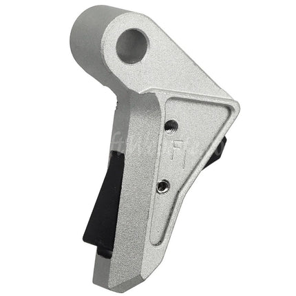 Détente zéro en aluminium CNC 5KU FI Style pour pistolets WE Tokyo Marui G17 G19 G34 Series GBB Airsoft