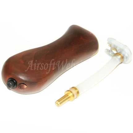 Golden Eagle Real Wood Gas Tank Grip for Sawed Off M870 Gas Pump Action Shotgun Airsoft