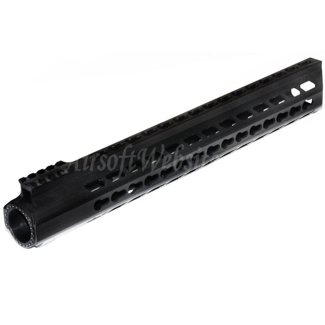 Golden Eagle 390mm Aluminum Free Float Keymod RAS Handguard Rail System For Golden Eagle 3202 M200 Sniper Rifles Airsoft Black