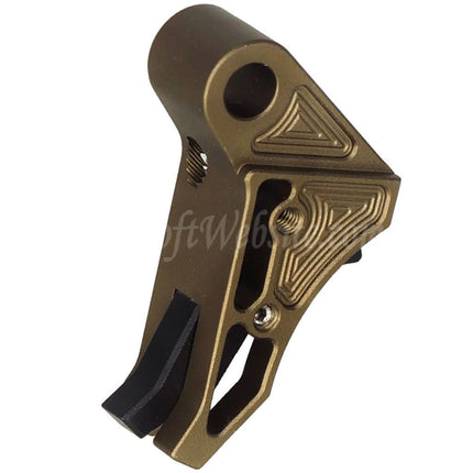 5KU EX Style CNC Aluminium Trigger For WE Tokyo Marui G17 G19 G34 Series GBB Pistols Airsoft