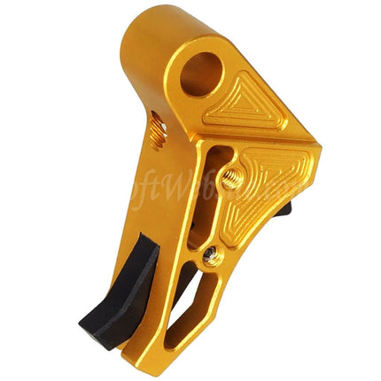 5KU EX Style CNC Aluminium Trigger For WE Tokyo Marui G17 G19 G34 Series GBB Pistols Airsoft