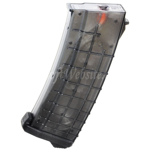 PTS 155rd TPM-AK Mid-Cap Magazine For AK Series AEG Rifles Airsoft Translucent Black