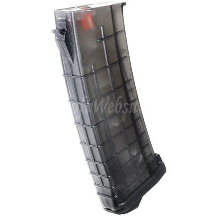 PTS 155rd TPM-AK Mid-Cap Magazine For AK Series AEG Rifles Airsoft Translucent Black