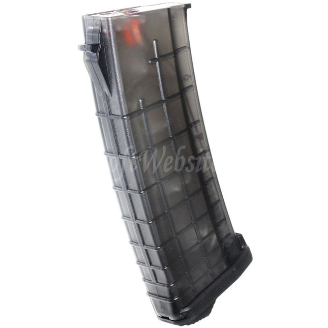 PTS 155rd TPM-AK Mid-Cap Magazine For AK Series AEG Rifles Airsoft Translucent Black