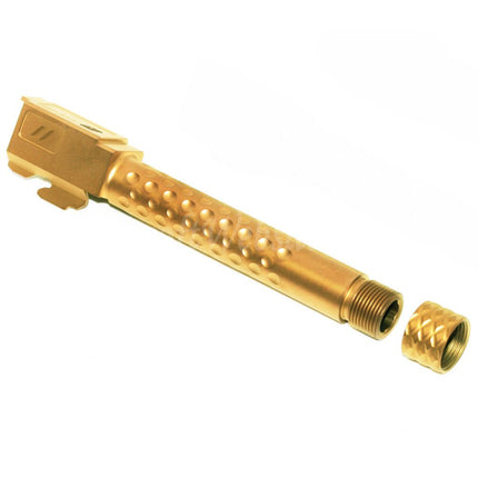 PTS Licensed ZEV Outer Barrel & Laylax Nine Ball 6.00mm Inner Barrel Set for ISSC M22 EMG SAI BLU Lonewolf ZEV G&P P80 AW WE Tokyo Marui G17 Series GBB Pistols Airsoft