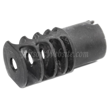 5KU 63mm RRD-4C Mündungsfeuerbremse Flash Hider Für +24mm CW Rechtsgewinde Lauf Gewehre Airsoft Schwarz