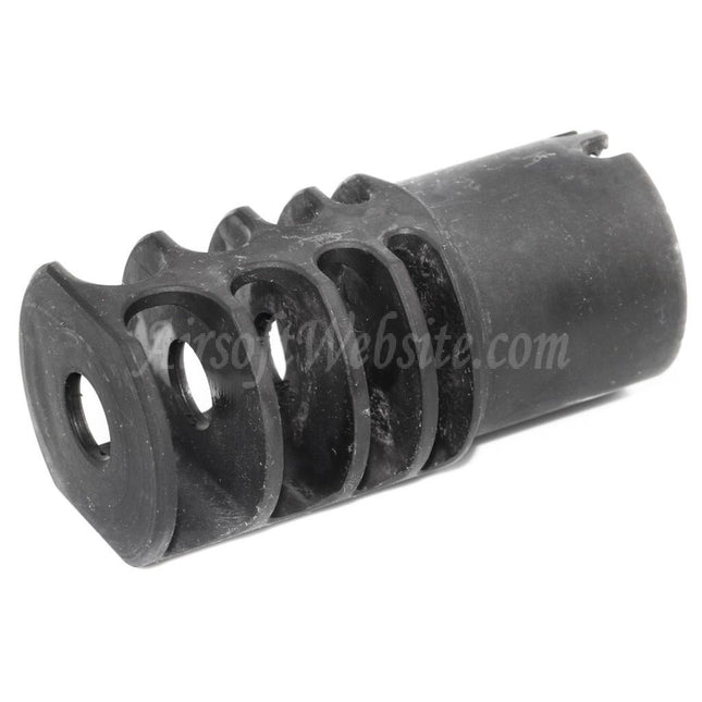 5KU 63mm RRD-4C Muzzle Brake Flash Hider For +24mm CW Clockwise Thread Barrel Rifles Airsoft Black