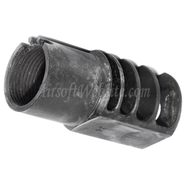 5KU 63mm RRD-4C Muzzle Brake Flash Hider For +24mm CW Clockwise Thread Barrel Rifles Airsoft Black
