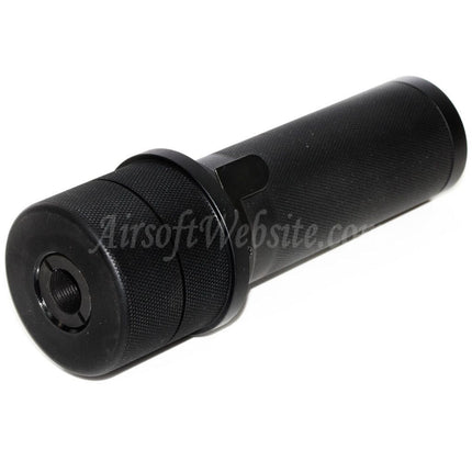 Mini silencieux 5KU PBS-1 avec traceur Spitfire pour fusils de la série AK, filetage antihoraire -14 mm, noir