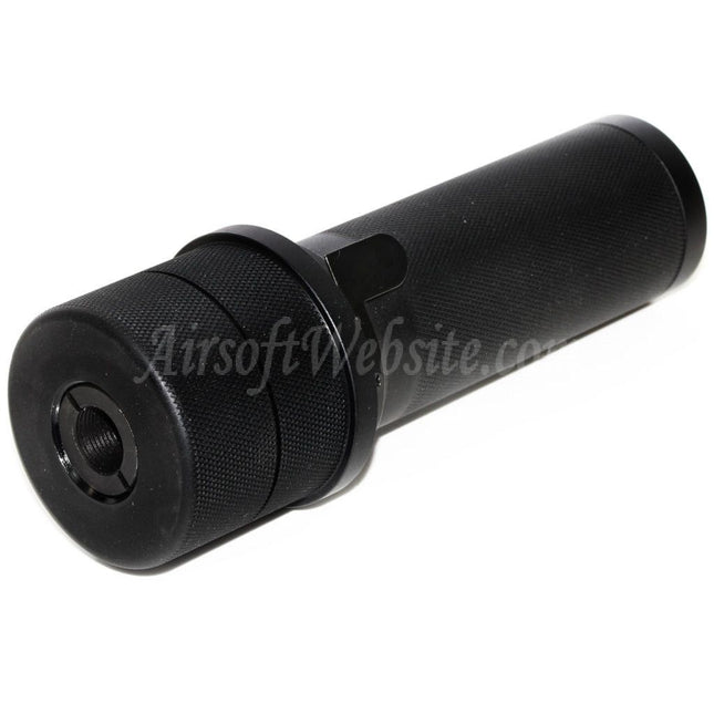 Mini silencieux 5KU PBS-1 avec traceur Spitfire pour fusils de la série AK, filetage antihoraire -14 mm, noir