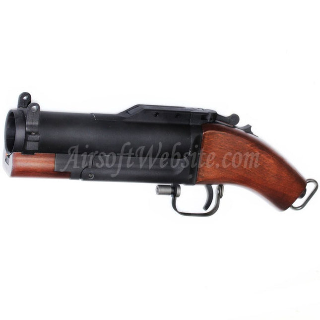 Lance-grenades scié King Arms en bois véritable M79 pour grenades standard de 40 mm