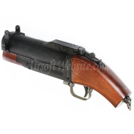 Lance-grenades scié King Arms en bois véritable M79 pour grenades standard de 40 mm