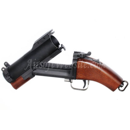 Lance-grenades scié King Arms en bois véritable M79 pour grenades standard de 40 mm