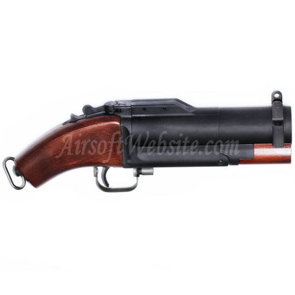 Lance-grenades scié King Arms en bois véritable M79 pour grenades standard de 40 mm