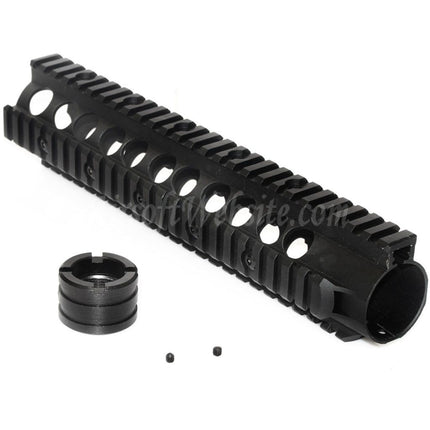 Système de rail de garde-main CYMA 10,5 pouces 265 mm en aluminium pour fusils CYMA G&amp;P VFC King Arms Tokyo Marui M4 AEG GBB Airsoft noir