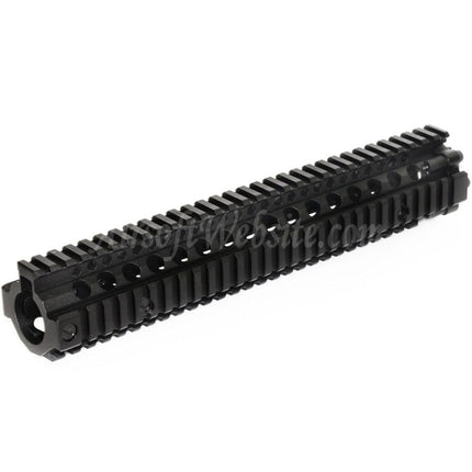 Système de rail de garde-main CYMA 304 mm en aluminium style MK18 RAS pour fusils CYMA M4 M16 AEG Airsoft noir