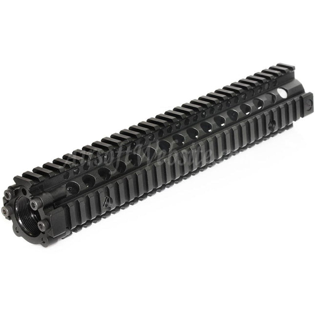 Système de rail de garde-main CYMA 304 mm en aluminium style MK18 RAS pour fusils CYMA M4 M16 AEG Airsoft noir