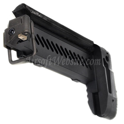 Crosse pliante latérale 5KU PT-1 AK pour fusils CYMA D-Boys LCT GHK Tokyo Marui AK Series AEG GBB Airsoft Noir