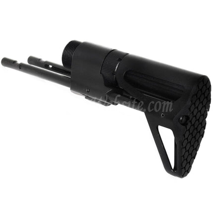 Crosse coulissante rétractable 5KU PDW pour fusils Tokyo Marui M4 MWS GBB Airsoft Noir