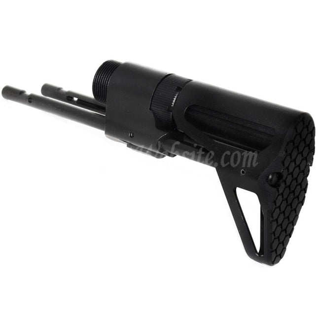 Crosse coulissante rétractable 5KU PDW pour fusils Tokyo Marui M4 MWS GBB Airsoft Noir