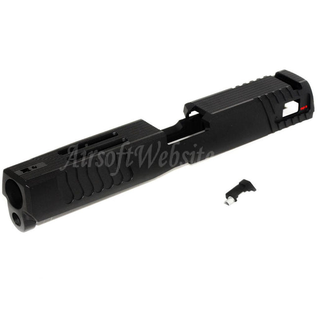Culasse en aluminium APS pour pistolets APS Shark Series 6 mm et 4,5 mm GBB Airsoft Noir