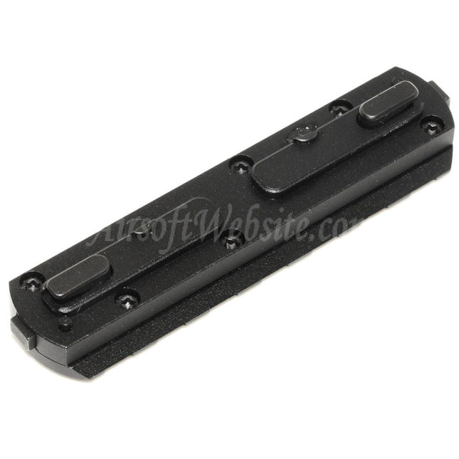 Airsoft Website 7-Slots Rail Section M-LOK QD Mount Black