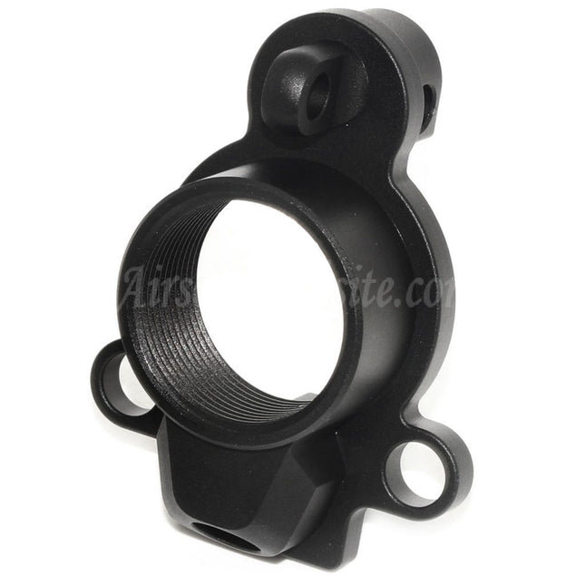 Adaptateur de crosse CYMA CNC M4 Type-A avec support de sangle QD pour fusils AEG Tokyo Marui MP5K Airsoft Noir