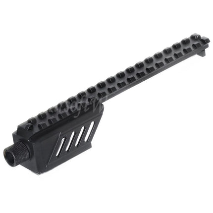 Rail de fixation pour extension de canon CYMA 187 mm pour pistolets AEG CYMA CM127 G18C AEP Airsoft