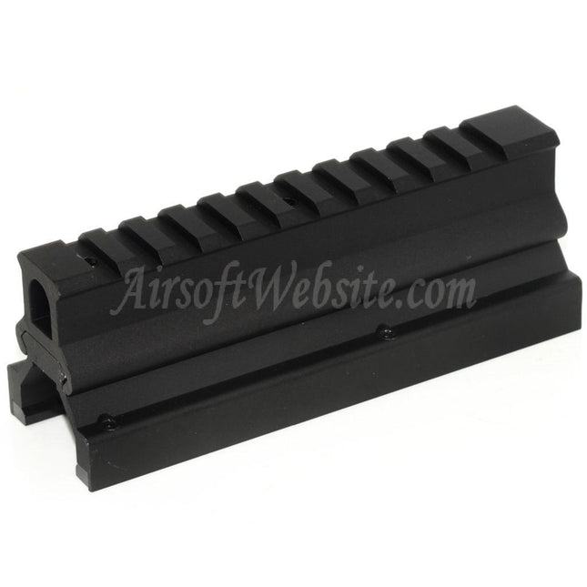 Kit de montage de lunette de visée CYMA 130 mm haut/bas 20 mm pour fusils AEG CYMA Tokyo Marui VFC MP5 série GBB Airsoft noir