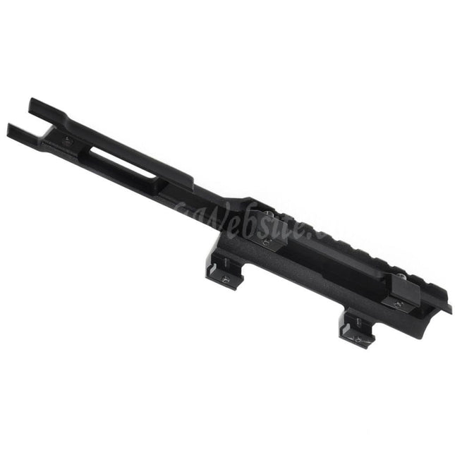 Site web Airsoft : Support de lunette de visée rallongé de 215 mm pour fusils AEG CYMA Tokyo Marui série MP5K, noir