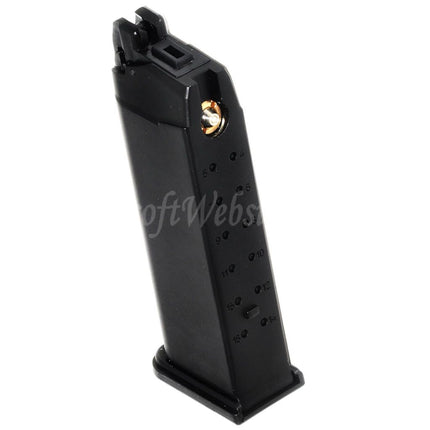 Chargeur à gaz DOUBLE BELL 20 coups pour pistolets GBB série G19, G23, G26, Airsoft, noir