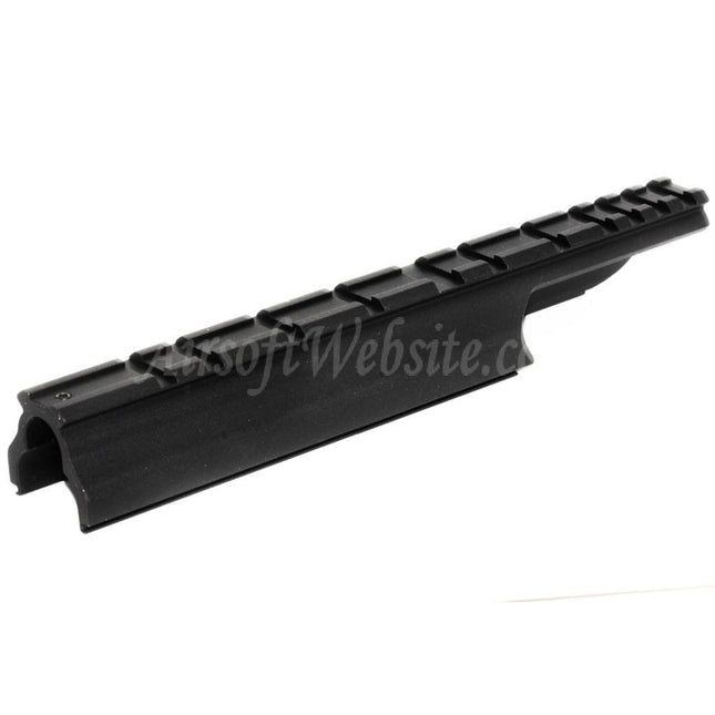 Rail de montage de lunette King Arms 218 mm FAL pour fusils AEG King Arms série FAL, noir