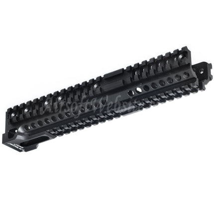 Système de rail de garde-main inférieur long 5KU CNC 254 mm style B30 pour fusils AEG CYMA AKM AK74 AK102 AK104 AK105 série AK Airsoft noir