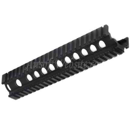 Système de rail de garde-main inférieur en aluminium CYMA 242 mm pour fusils AEG CYMA G&amp;P Tokyo Marui série AK74 Airsoft noir