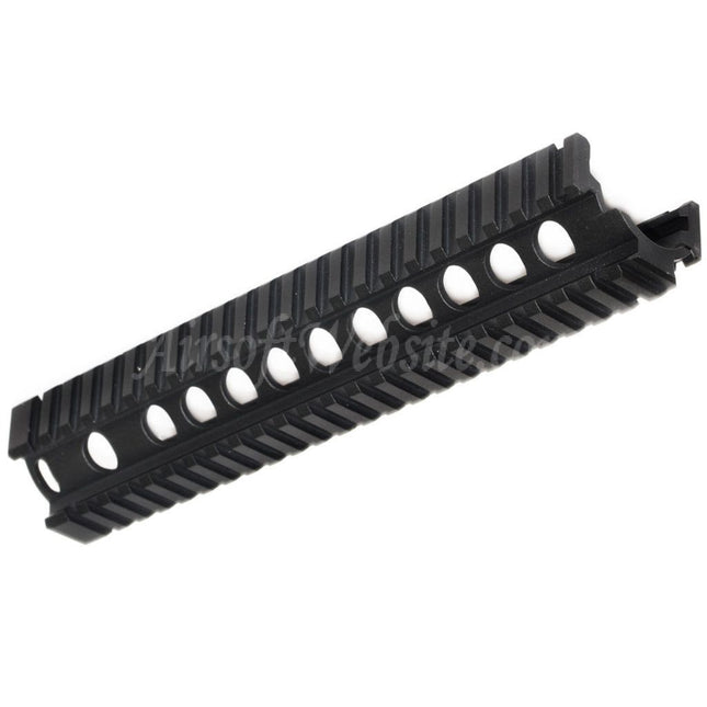 Système de rail de garde-main inférieur en aluminium CYMA 242 mm pour fusils AEG CYMA G&amp;P Tokyo Marui série AK74 Airsoft noir