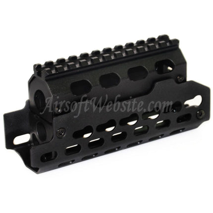 Système de rail de garde-main CYMA en aluminium KeyMod pour fusils AEG GBB de la série AK74U, noir