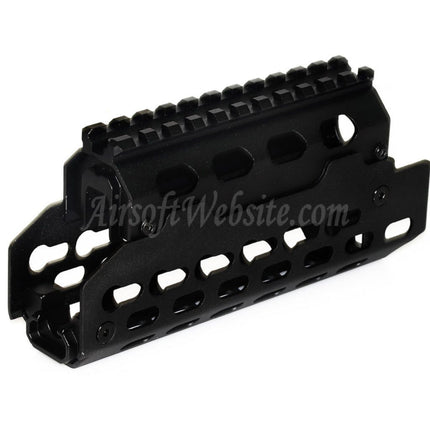 Système de rail de garde-main CYMA en aluminium KeyMod pour fusils AEG GBB de la série AK74U, noir