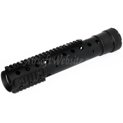CYMA Rail de garde-main flottant en aluminium MK12 SPR Mod 0 323 mm pour fusils AEG série M4 M16 Airsoft Noir