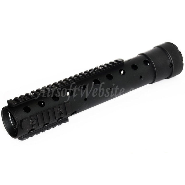 CYMA Rail de garde-main flottant en aluminium MK12 SPR Mod 0 323 mm pour fusils AEG série M4 M16 Airsoft Noir