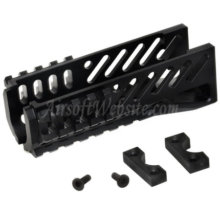 5KU CNC 119mm B-11 Classic Lower Handguard Rail System For D-Boys LCT GHK Tokyo Marui AKS-74U Series AEG GBB Rifles Airsoft