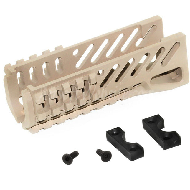 Système de rail de garde-main inférieur 5KU CNC 119 mm B-11 Classic pour fusils D-Boys LCT GHK Tokyo Marui série AKS-74U AEG GBB Airsoft