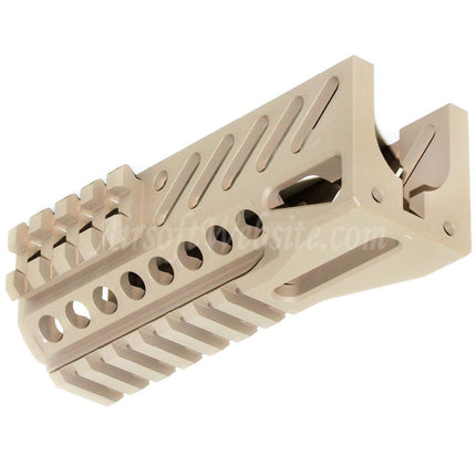 5KU CNC 119mm B-11 Classic Lower Handguard Rail System For D-Boys LCT GHK Tokyo Marui AKS-74U Series AEG GBB Rifles Airsoft