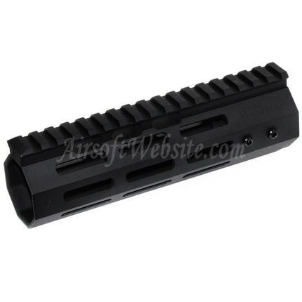 Système de rail de garde-main APS 7" pouces 178 mm EMG NOVESKE NSR Gen 4 RIS M-LOK pour fusils AEG AR M4 M16 Series Airsoft Noir