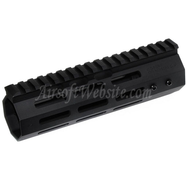 Système de rail de garde-main APS 7" pouces 178 mm EMG NOVESKE NSR Gen 4 RIS M-LOK pour fusils AEG AR M4 M16 Series Airsoft Noir
