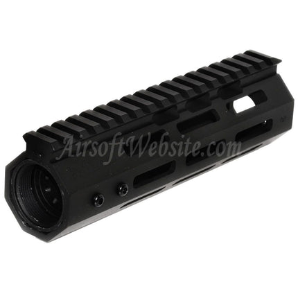 Système de rail de garde-main APS 7" pouces 178 mm EMG NOVESKE NSR Gen 4 RIS M-LOK pour fusils AEG AR M4 M16 Series Airsoft Noir
