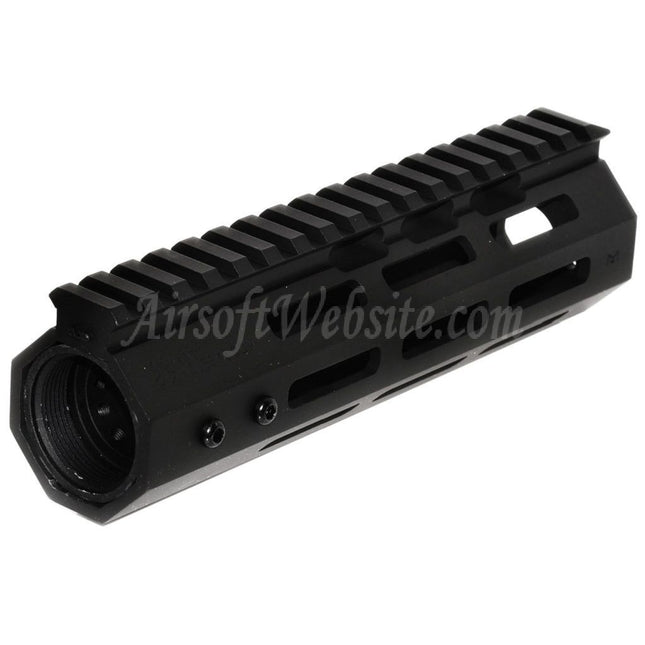 Système de rail de garde-main APS 7" pouces 178 mm EMG NOVESKE NSR Gen 4 RIS M-LOK pour fusils AEG AR M4 M16 Series Airsoft Noir