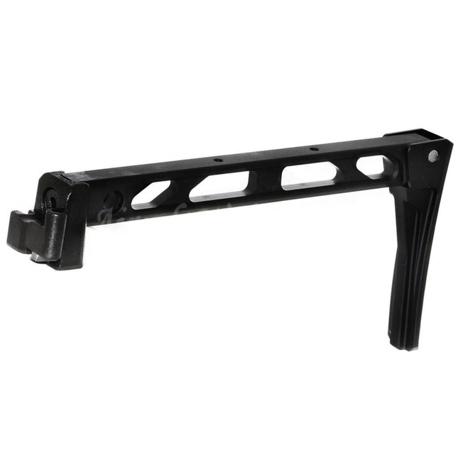 Crosse 5KU 198 mm style AB-8 avec plaque de couche pliable pour fusils D-Boys GHK LCT CYMA AK Series Airsoft Noir